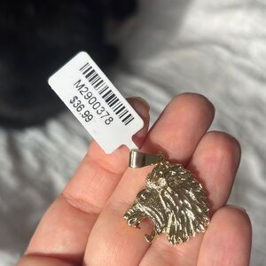 Gold filled Lion Head Pendant